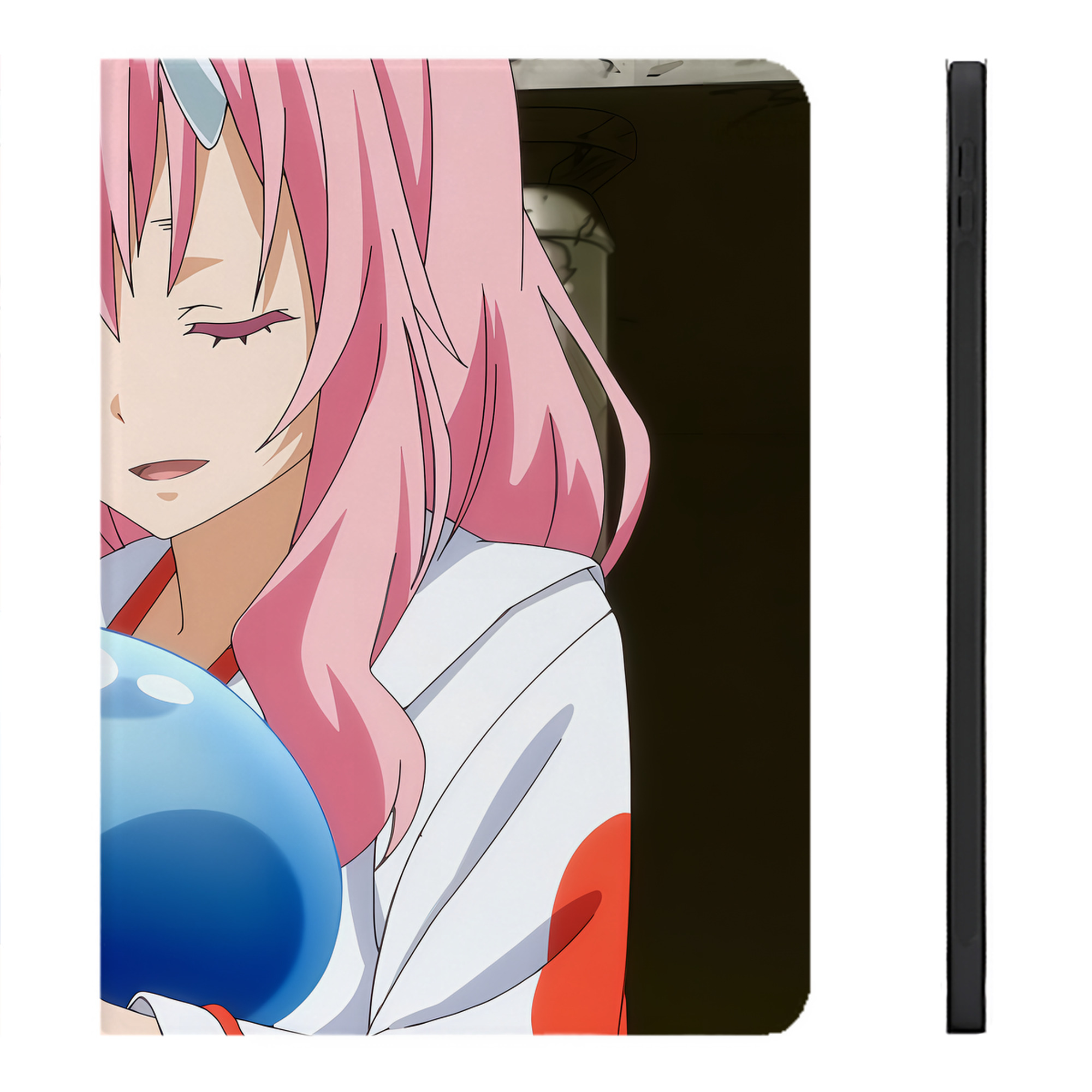 （画像用） 転スラ Regarding Reincarnated to Slime IPadケース ペンホルダー付き ブックスタイルデザイン